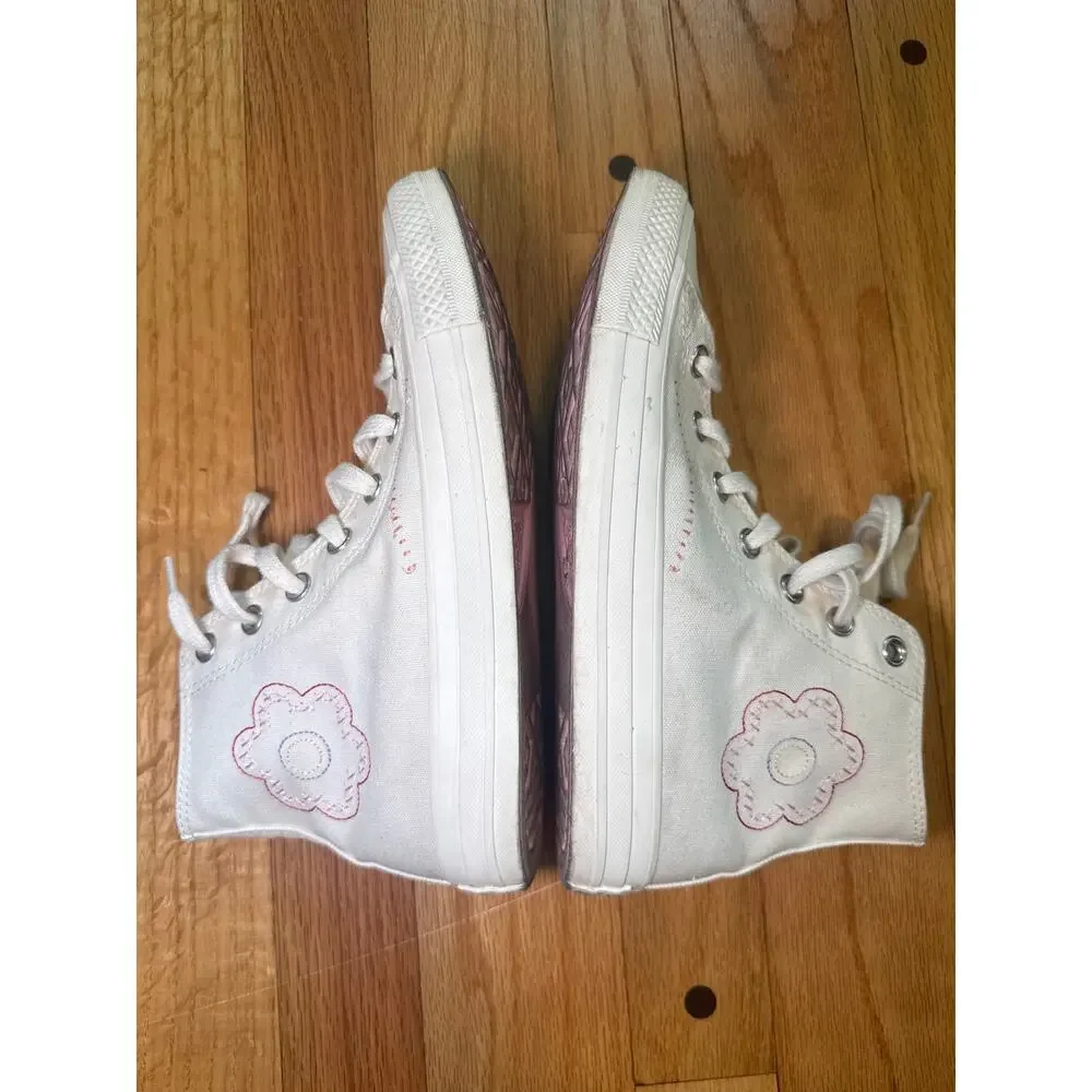 Converse Chuck Taylor Crafted Patchwork High Top Womens Sz 8 Floral A05195C